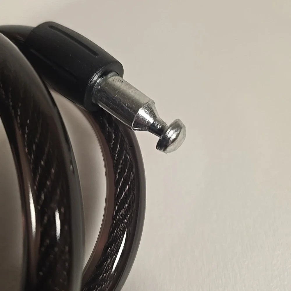 Bike Lock,‎ 1/2 Inch Thick Bike Lock Cable Coiled Secure Bicycle Lock with Keys